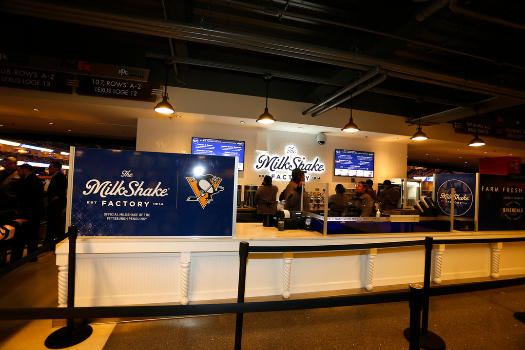 picture of the milkshake factory location in ppg arena