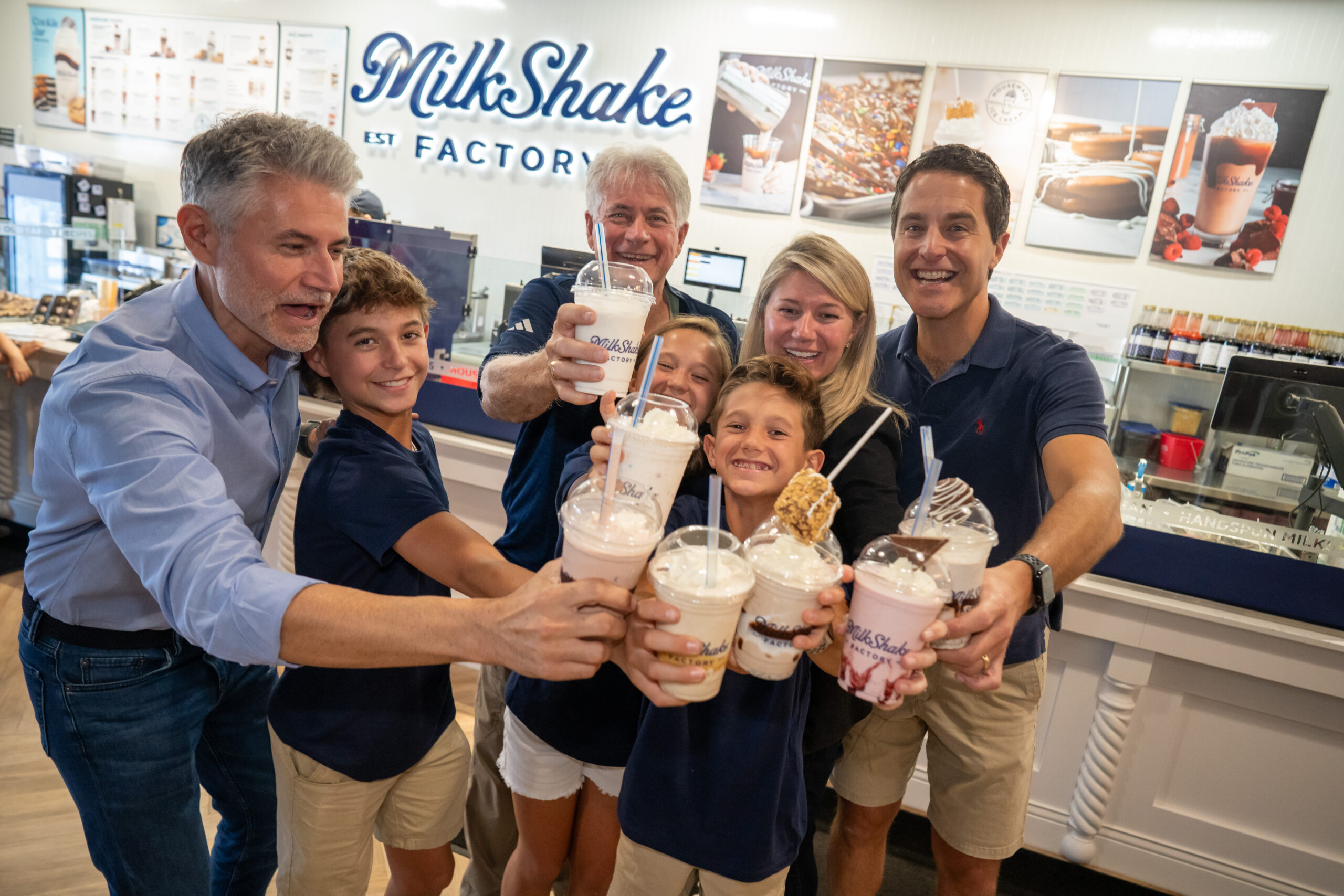 Ann Arbor MilkShake Factory guests, The Edwards founding family.